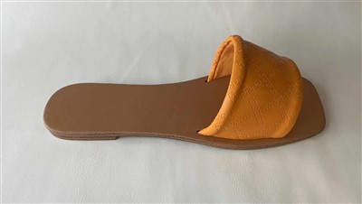 Chaussons imprimés jaunes